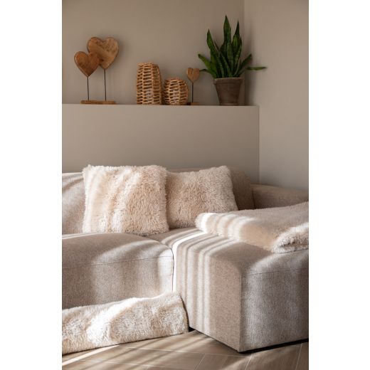 draught excluder bear beige 20x90cm