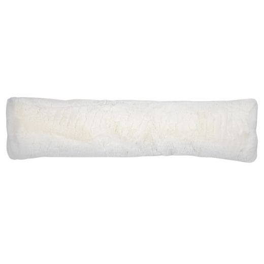 boudin de porte teddy lisse blanc 20x90cm