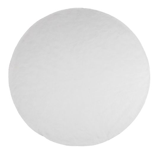 tapis teddy curl blanc dia 120cm