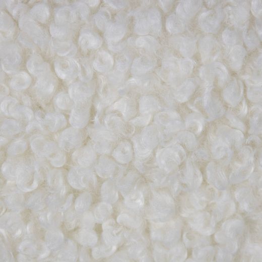 tapis teddy curl blanc dia 120cm