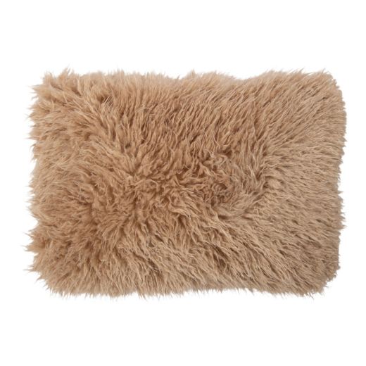 cushion tibetan lamb beige 40x60cm