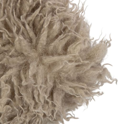 cushion tibetan lamb grey 40x60cm