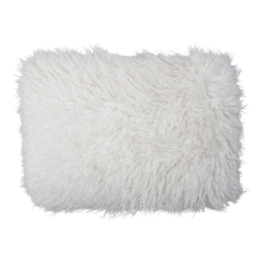 cushion tibetan lamb off-white 40x60cm