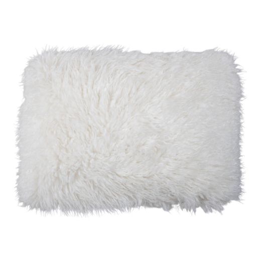 cushion tibetan lamb off-white 40x60cm