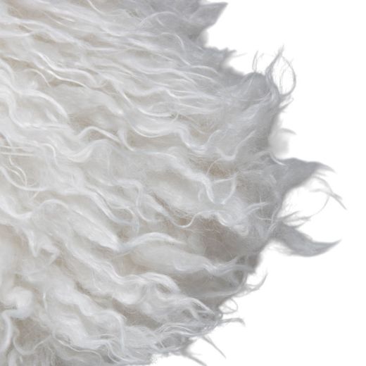 cushion tibetan lamb off-white 40x60cm