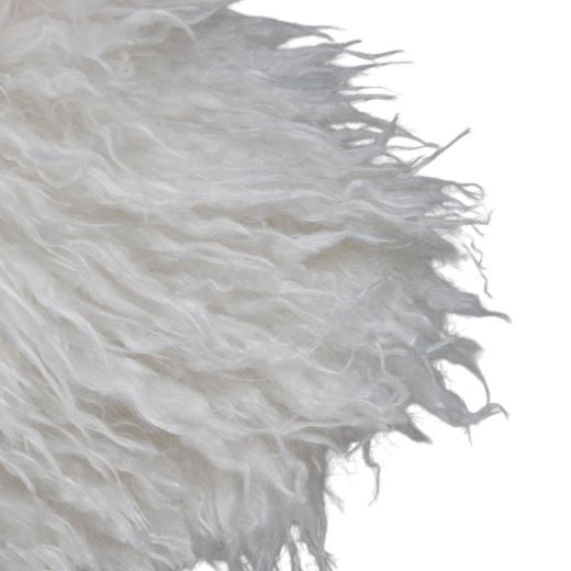 Cushion tibetan lamb off-white 30x50 cm