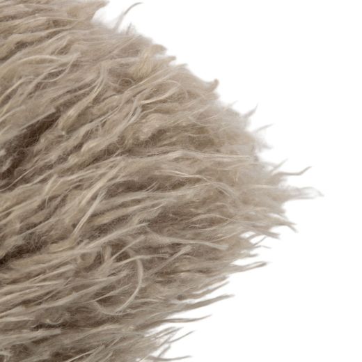 Cushion tibetan lamb grey 45x45 cm