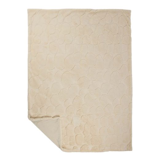 Plaid galet beige 140x200cm