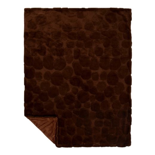 Plaid galet brun 140x200cm