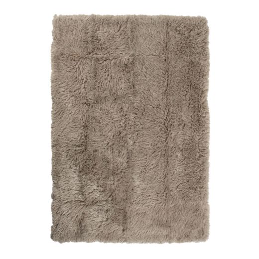 plaid agneau tibétain blanc gris 130x170cm