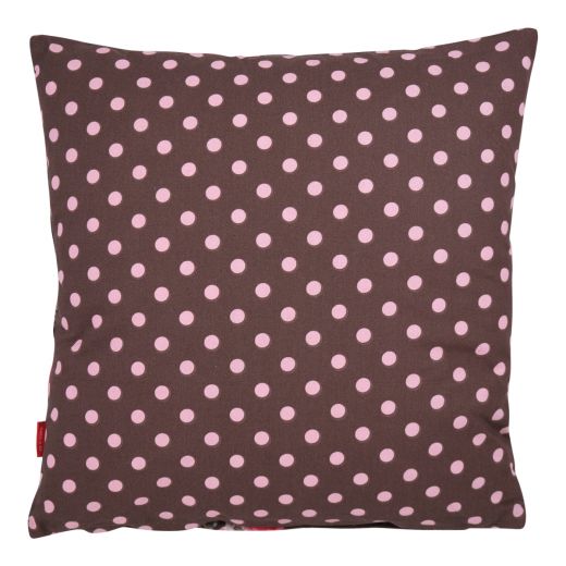 Cushion Winter rose 45x45 brown