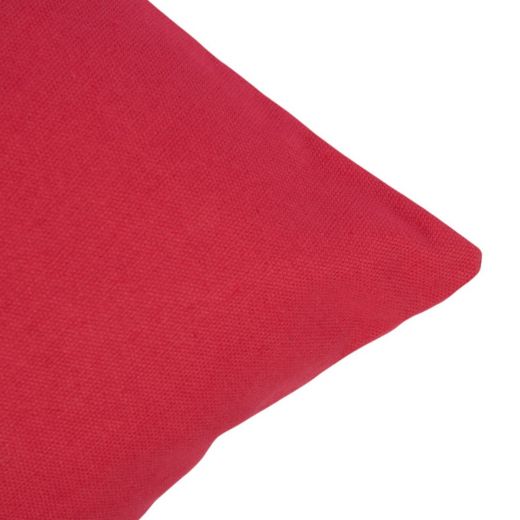 Cushion Linen & More embroidery 40x40 dark pink
