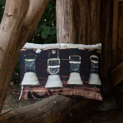 canvas cushion cow bells 40x60cm*