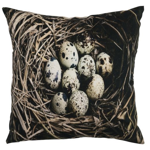 canvas cushion eggs in nest 50x50cm*