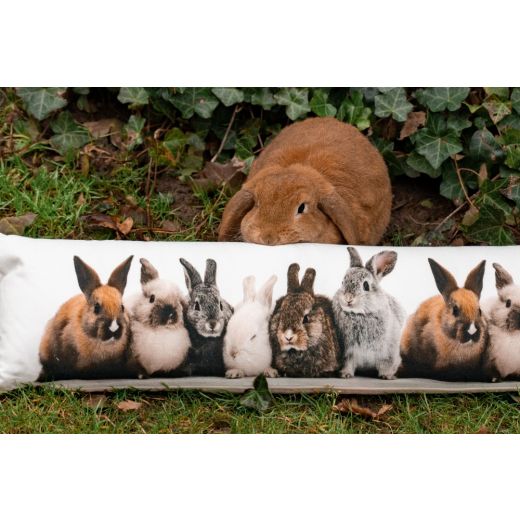 toile boudin de porte lapin 20x90cm