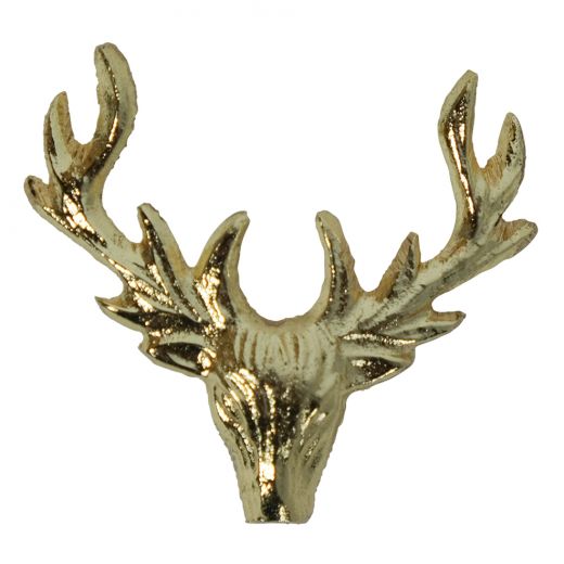 kerzenstift hirsch silber 5cm (set von 4)