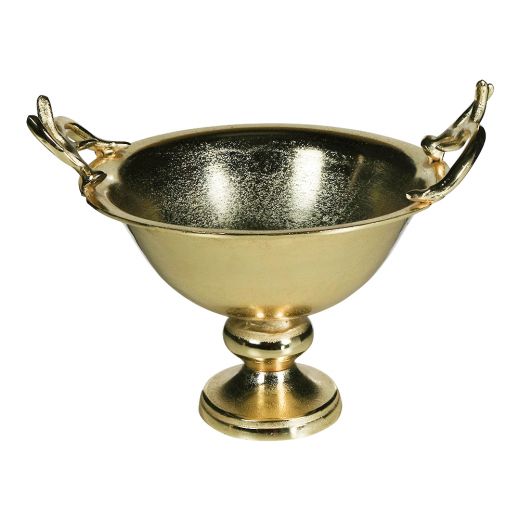 schaal gewei champagne goud large