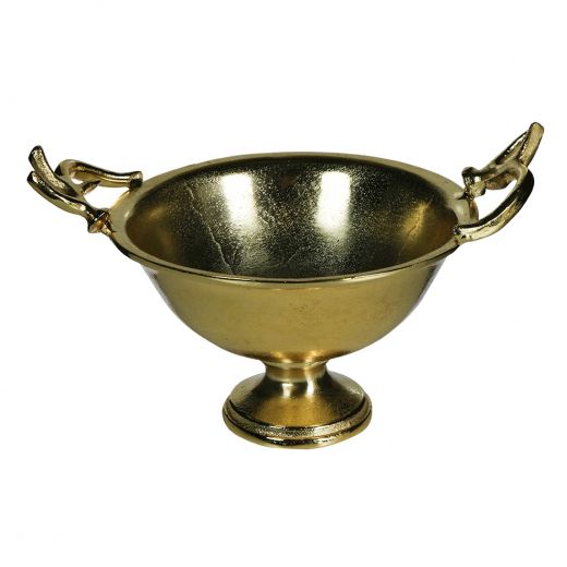 schaal gewei champagne goud medium