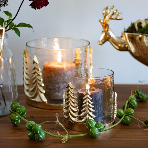 wind light deer champagne gold medium