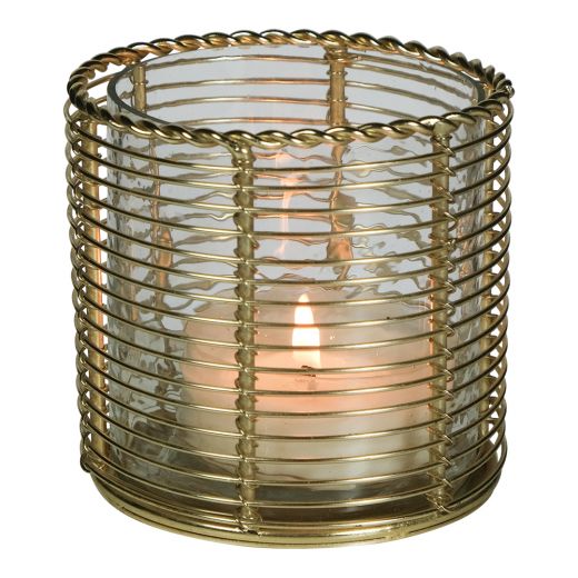 wind light metal champagne gold b