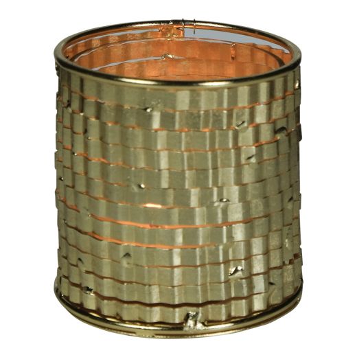 wind light metal champagne gold c