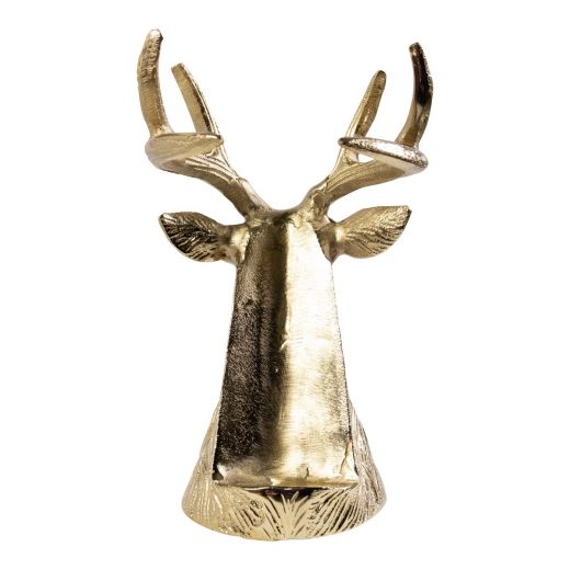 Fles Standaard hert goud 21x20x13cm