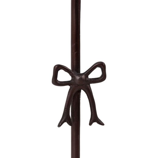 Candle Stand bow antik copper h35 d10cm
