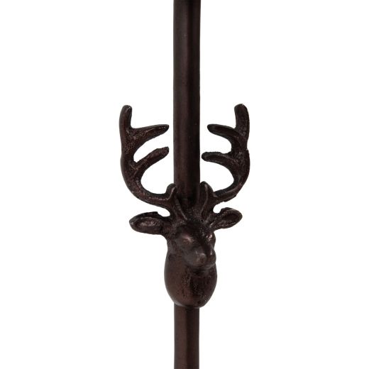 Candle Stand deer antique copper h35 d10cm