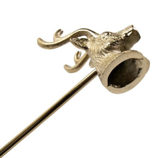 Candle Snuffer reindeer gold 31x8x5cm
