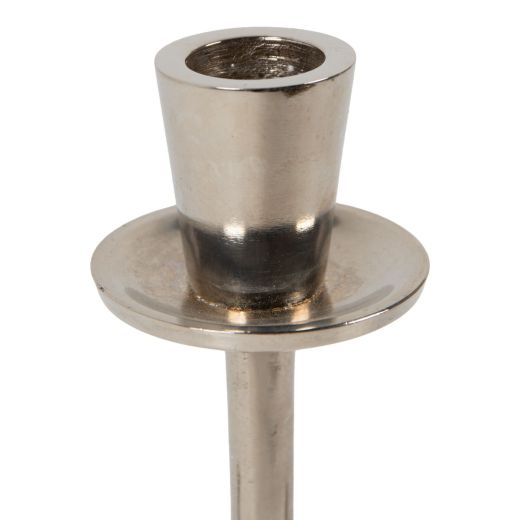 Candle Stand deer silver h35 d10cm