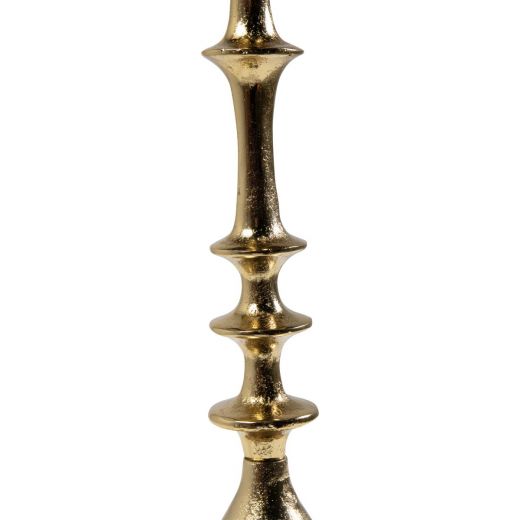 Candle Holder rings gold h25 d10