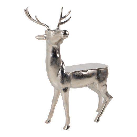 Table Standing deer silver 90x65x35cm