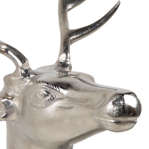 Table Standing deer silver 90x65x35cm
