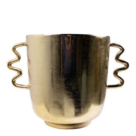 Champagne Koeler goud handle h25 d23cm