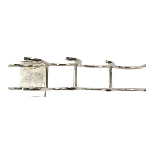 Wijnrek zilver 18x52x12cm