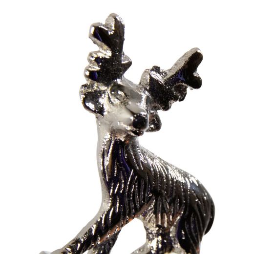 Wijnstopper rendier zilver 15x8x2cm