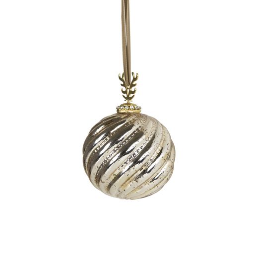 decoration ball antler gold 10cm