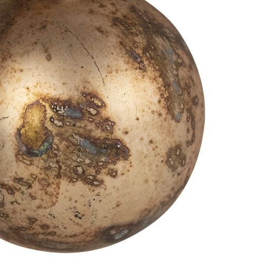 decoration ball deer antique brown 8cm
