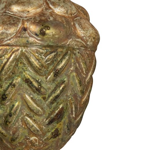 decoration acorn antique green 8cm