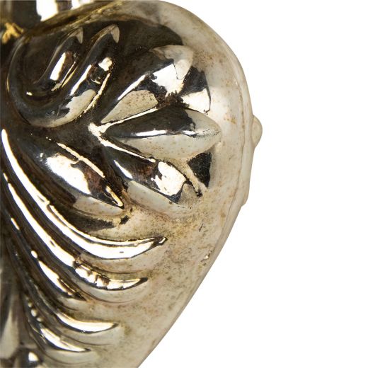 decoration heart gold 8cm