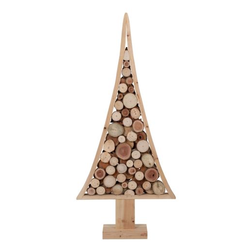 Decoration Christmas tree on stand 2D 100x43x3,5cm