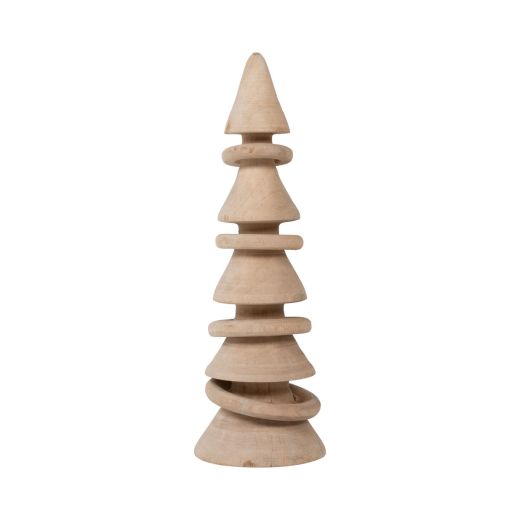 Decoration Christmas tree with rings dia13xH38cm