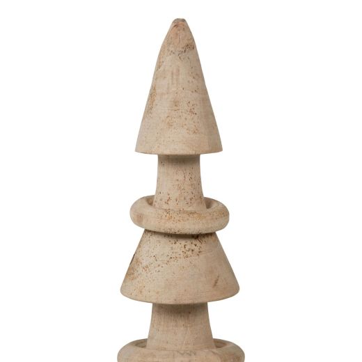 Decoration Christmas tree with rings dia15xH55cm