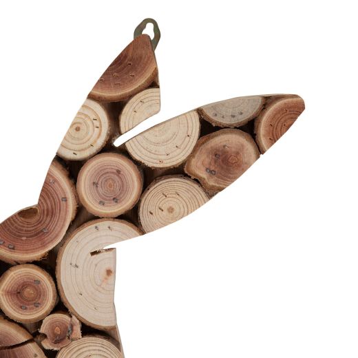  Wall Decoration rabbit 22x34x2.2cm