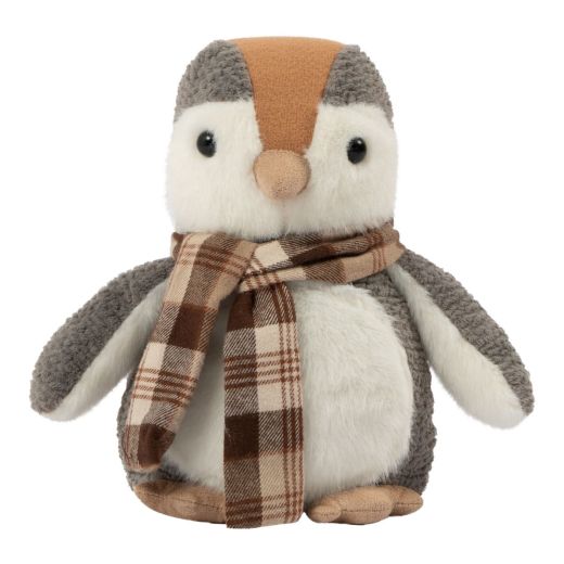 Door Stopper penguin grey/white h23 cm