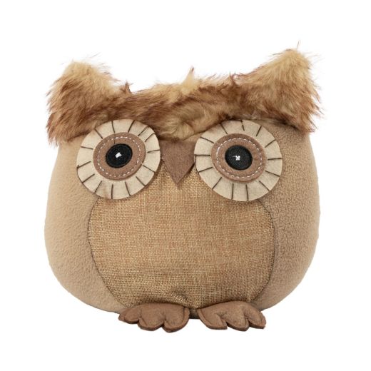 Door Stopper owl beige h23 cm