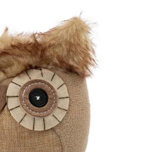 Door Stopper owl beige h23 cm