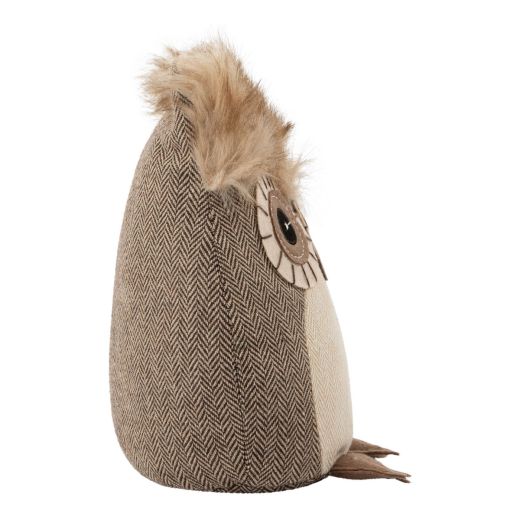 Door Stopper owl brown h25 cm