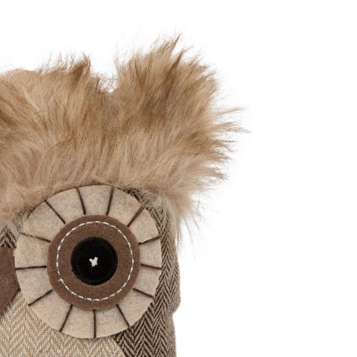 Door Stopper owl brown h25 cm