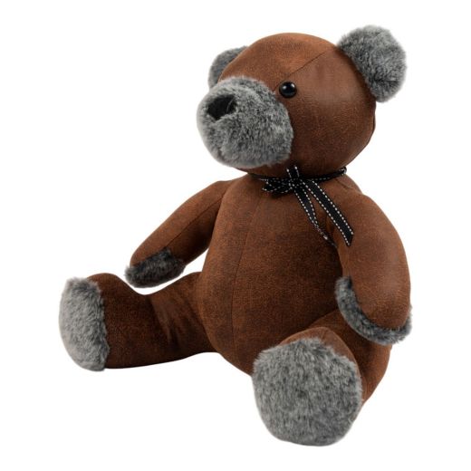 Door Stopper bear dark brown 24x25x28cm